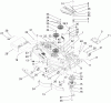 Zerto-Turn Mäher 74264TE (Z593-D) - Toro Z Master Mower, 132cm TURBO FORCE Side Discharge Deck (SN: 270000001 - 270999999) (2007) Spareparts DECK ASSEMBLY