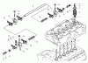 Zerto-Turn Mäher 74264TE (Z593-D) - Toro Z Master Mower, 132cm TURBO FORCE Side Discharge Deck (SN: 270000001 - 270999999) (2007) Spareparts VALVE AND ROCKER ARM ASSEMBLY