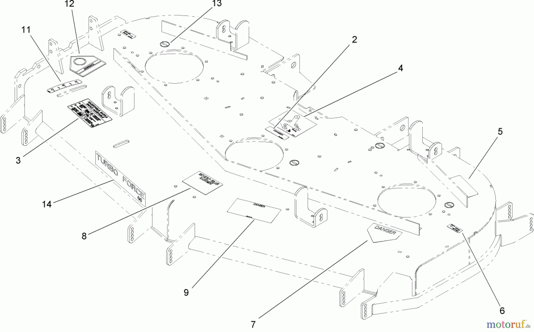  Zerto-Turn Mäher 74265 (Z593-D) - Toro Z Master Mower, 60