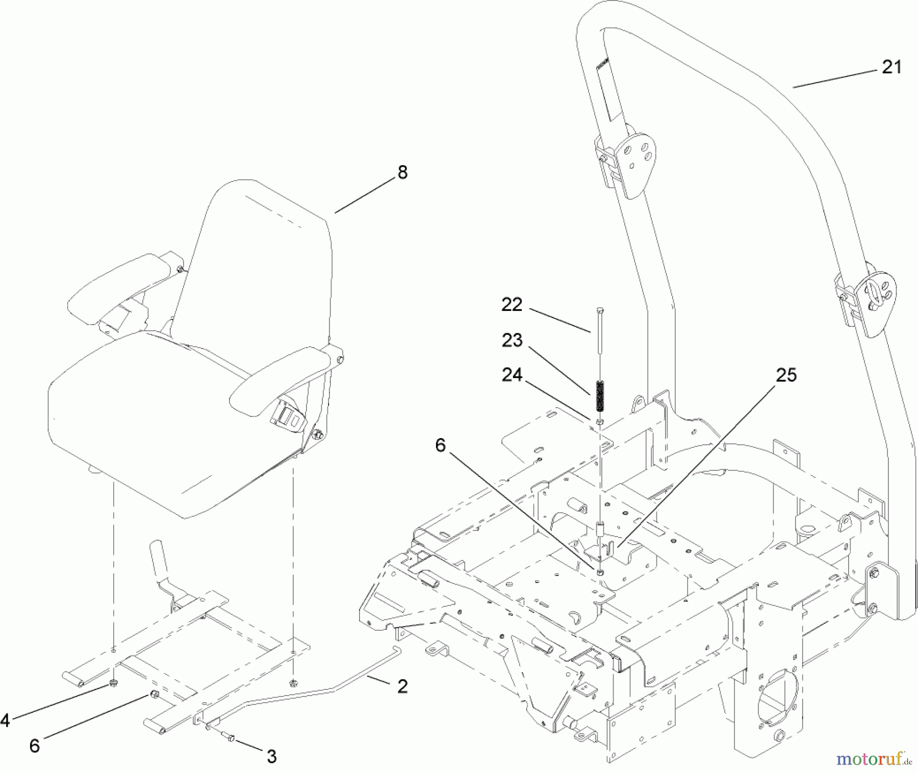  Zerto-Turn Mäher 74265 (Z593-D) - Toro Z Master Mower, 60