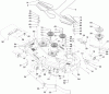 Zerto-Turn Mäher 74265TE (Z580-D) - Toro Z Master Mower, 152cm TURBO FORCE Side Discharge Deck (SN: 310000001 - 310999999) (2010) Spareparts DECK ASSEMBLY