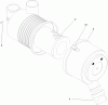 Zerto-Turn Mäher 74265TE (Z580-D) - Toro Z Master Mower, 152cm TURBO FORCE Side Discharge Deck (SN: 311000001 - 311999999) (2011) Spareparts AIR CLEANER ASSEMBLY NO. 93-2190