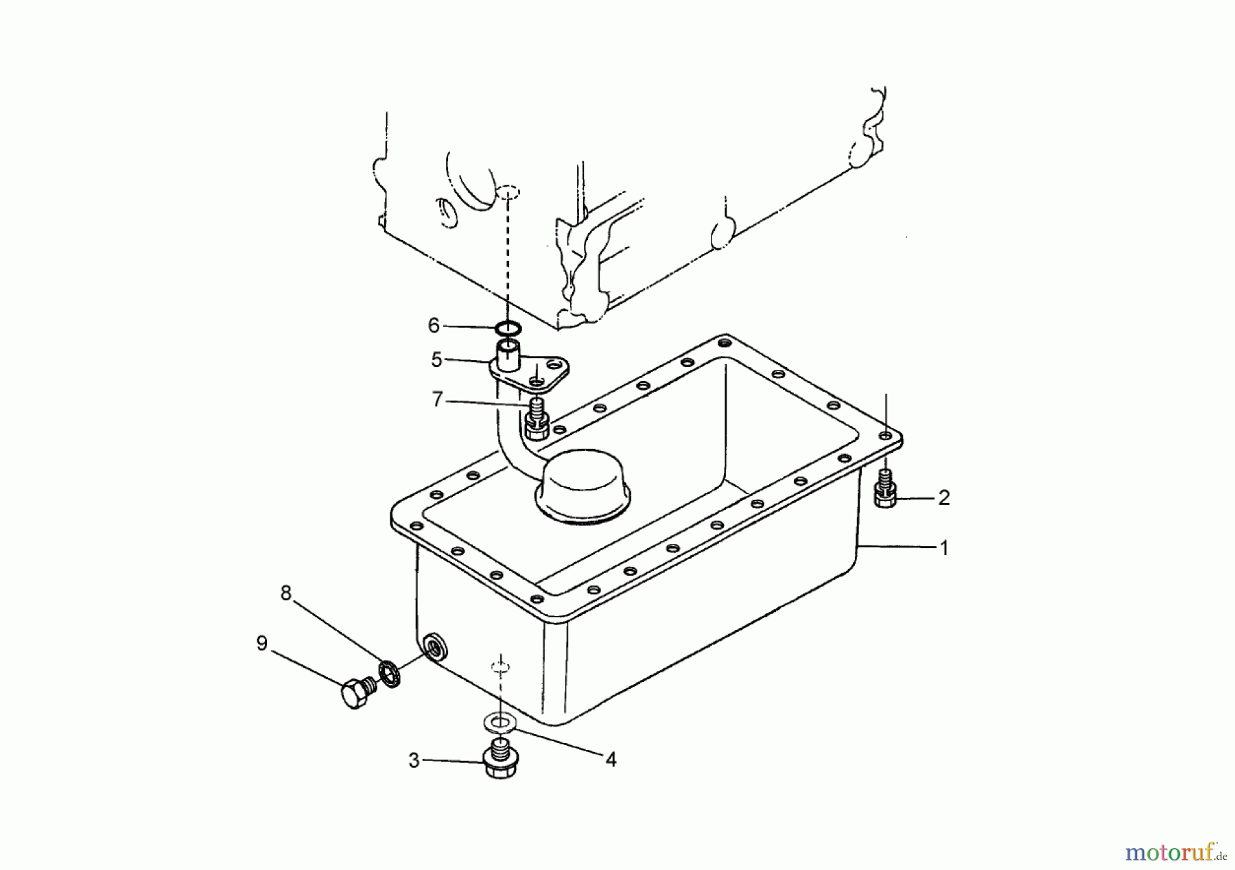  Zerto-Turn Mäher 74265TE (Z593-D) - Toro Z Master Mower, 152cm TURBO FORCE Side Discharge Deck (SN: 260000001 - 260999999) (2006) OIL PAN ASSEMBLY