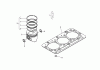 Zerto-Turn Mäher 74265TE (Z593-D) - Toro Z Master Mower, 152cm TURBO FORCE Side Discharge Deck (SN: 260000001 - 260999999) (2006) Spareparts PISTON KIT ASSEMBLY