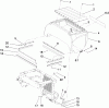 Zerto-Turn Mäher 74266 (Z580-D) - Toro Z Master Mower, 52" TURBO FORCE Side Discharge Deck (SN: 280000001 - 280999999) (2008) Spareparts HOOD ASSEMBLY