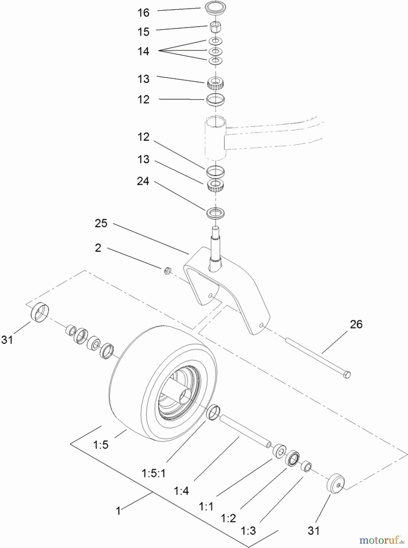  Zerto-Turn Mäher 74266 (Z580-D) - Toro Z Master Mower, 52