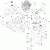 Zerto-Turn Mäher 74266 (Z580-D) - Toro Z Master Mower, 52" TURBO FORCE Side Discharge Deck (SN: 311000001 - 311999999) (2011) Spareparts FUEL SYSTEM AND THROTTLE CONTROL ASSEMBLY