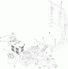 Zerto-Turn Mäher 74266 (Z580-D) - Toro Z Master Mower, 52" TURBO FORCE Side Discharge Deck (SN: 311000001 - 311999999) (2011) Spareparts HYDRAULIC HOSE ASSEMBLY