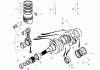 Zerto-Turn Mäher 74266 (Z580-D) - Toro Z Master Mower, 52" TURBO FORCE Side Discharge Deck (SN: 311000001 - 311999999) (2011) Spareparts PISTON AND CRANKSHAFT ASSEMBLY