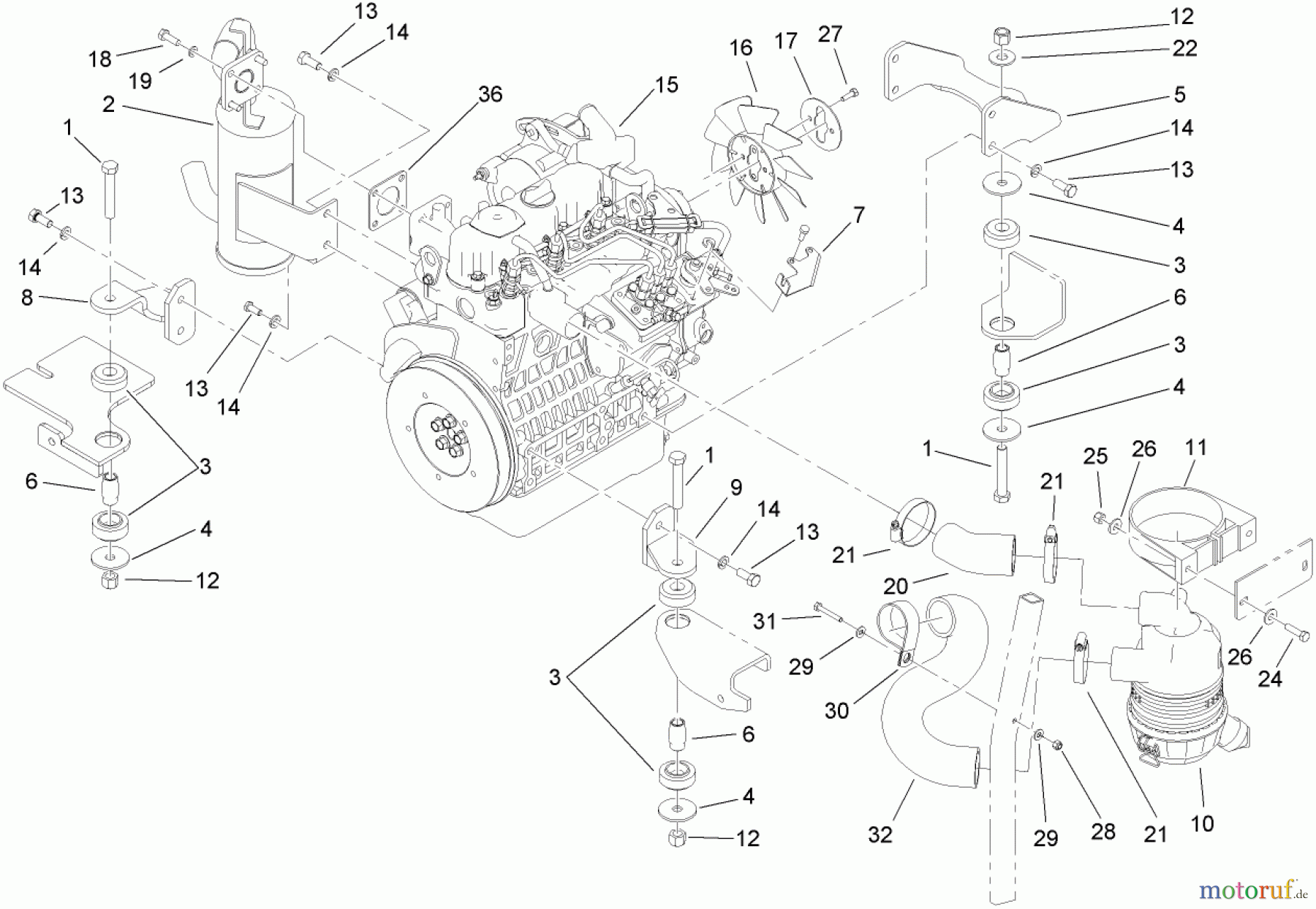  Zerto-Turn Mäher 74266 (Z595-D) - Toro Z Master Mower, 52