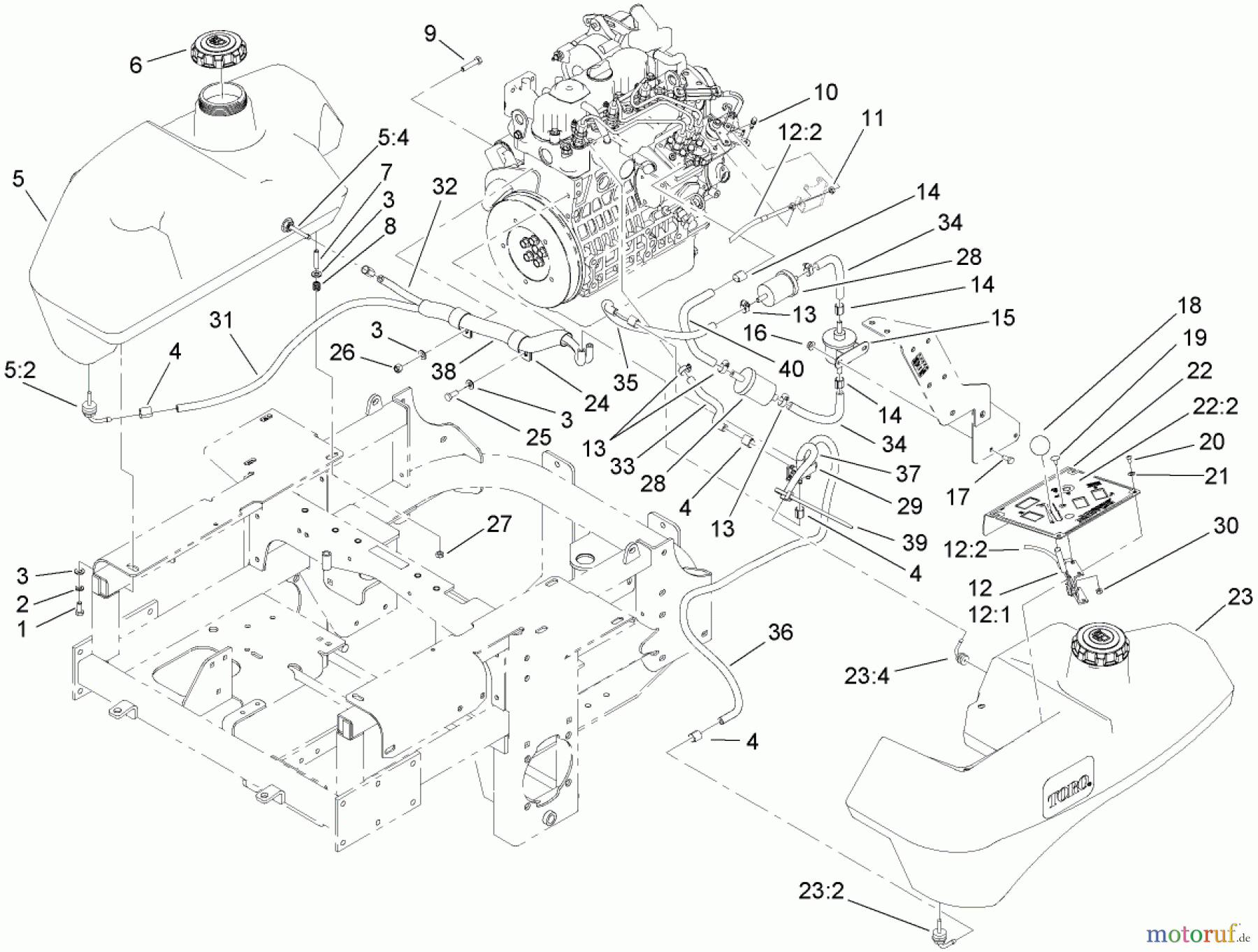  Zerto-Turn Mäher 74266 (Z595-D) - Toro Z Master Mower, 52