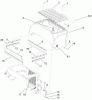 Zerto-Turn Mäher 74266 (Z595-D) - Toro Z Master Mower, 52" TURBO FORCE Side Discharge Deck (SN: 270000301 - 270999999) (2007) Spareparts HOOD ASSEMBLY