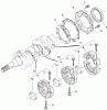 Zerto-Turn Mäher 74266 (Z595-D) - Toro Z Master Mower, 52" TURBO FORCE Side Discharge Deck (SN: 270000301 - 270999999) (2007) Spareparts MAIN BEARING CASE ASSEMBLY