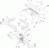 Zerto-Turn Mäher 74267 (Z580-D) - Toro Z Master Mower, 60" TURBO FORCE Side Discharge Deck (SN: 280000001 - 280999999) (2008) Spareparts HOOD ASSEMBLY