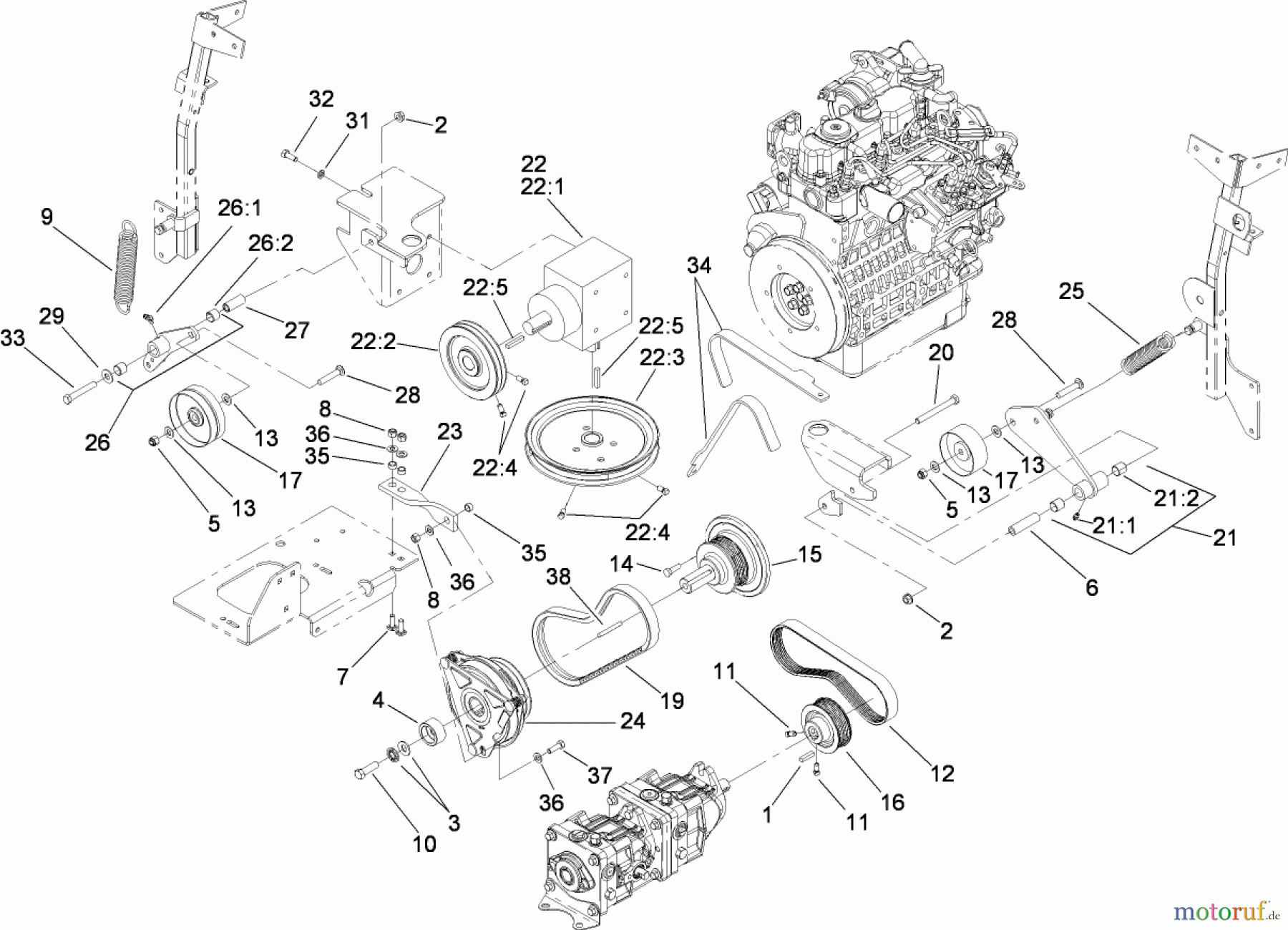  Zerto-Turn Mäher 74267 (Z580-D) - Toro Z Master Mower, 60