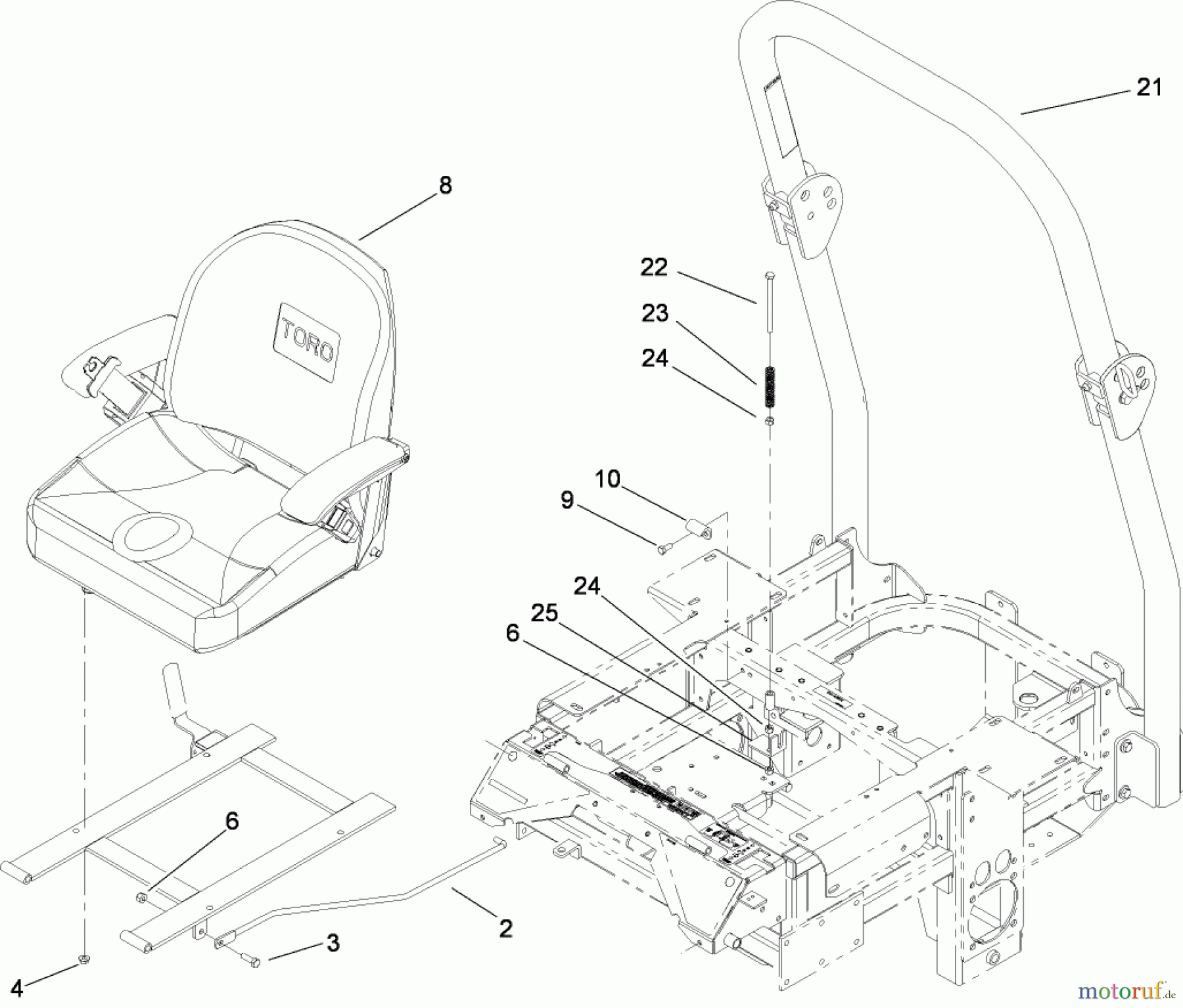  Zerto-Turn Mäher 74267 (Z580-D) - Toro Z Master Mower, 60