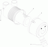 Zerto-Turn Mäher 74267 (Z580-D) - Toro Z Master Mower, 60" TURBO FORCE Side Discharge Deck (SN: 310000001 - 310999999) (2010) Spareparts AIR CLEANER ASSEMBLY NO. 93-2190