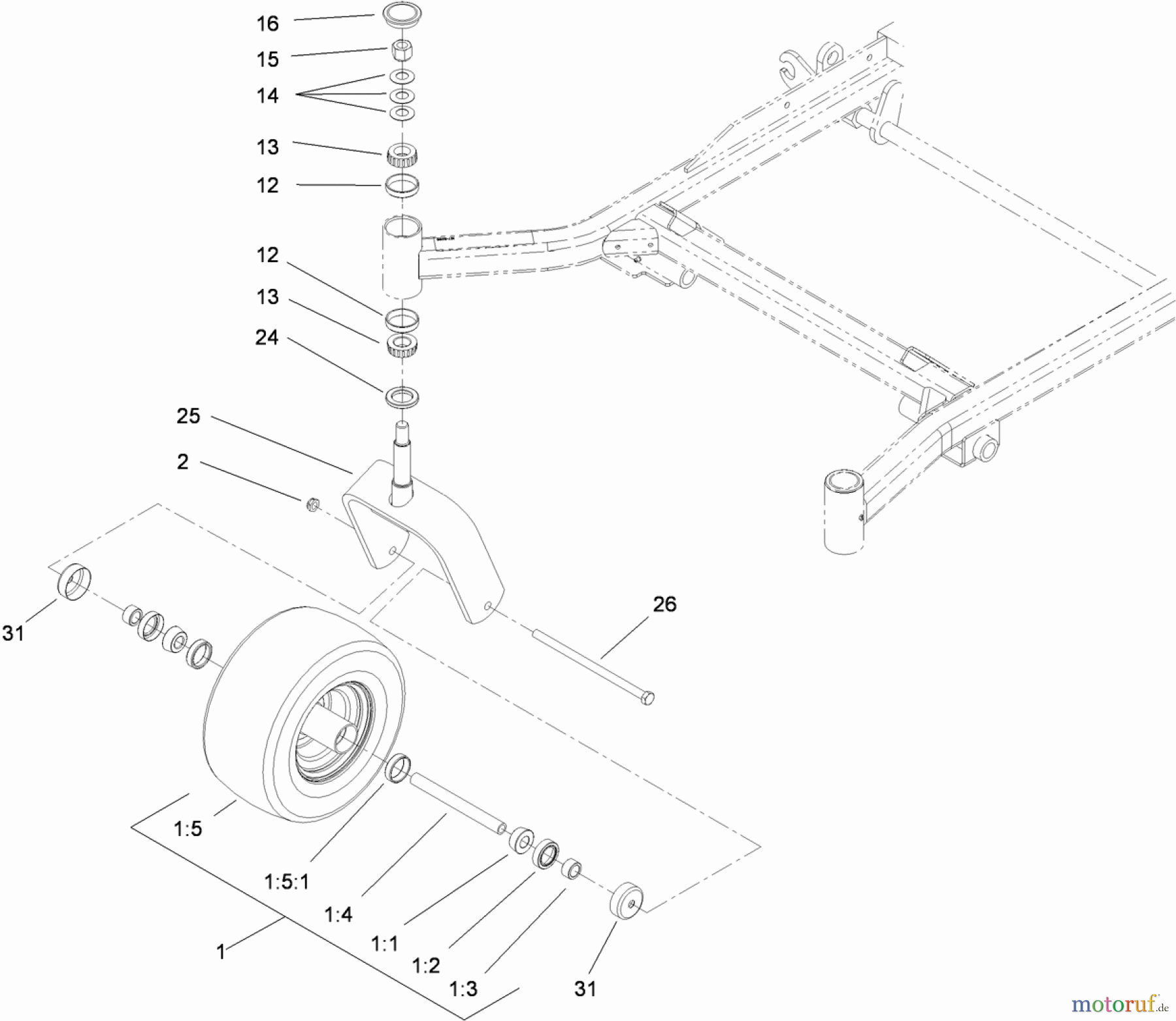  Zerto-Turn Mäher 74267 (Z580-D) - Toro Z Master Mower, 60