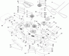 Zerto-Turn Mäher 74267 (Z580-D) - Toro Z Master Mower, 60" TURBO FORCE Side Discharge Deck (SN: 310000001 - 310999999) (2010) Spareparts DECK ASSEMBLY