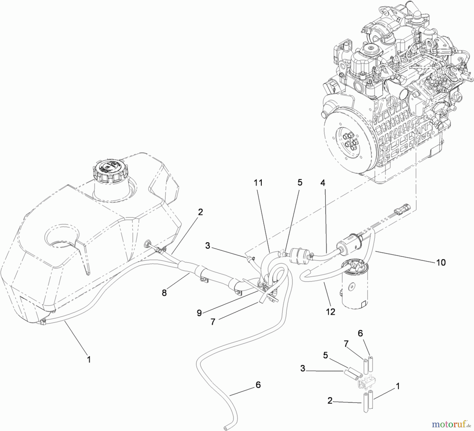  Zerto-Turn Mäher 74267 (Z580-D) - Toro Z Master Mower, 60