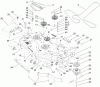 Zerto-Turn Mäher 74267 (Z595-D) - Toro Z Master Mower, 60" TURBO FORCE Side Discharge Deck (SN: 270000001 - 270000300) (2007) Spareparts DECK ASSEMBLY