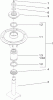 Zerto-Turn Mäher 74267CP (Z580-D) - Toro Z Master Mower, 60" TURBO FORCE Side Discharge Deck (SN: 290000001 - 290999999) (2009) Spareparts SPINDLE ASSEMBLY NO. 112-8698