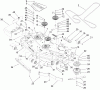 Zerto-Turn Mäher 74267CP (Z595-D) - Toro Z Master Mower, 60" TURBO FORCE Side Discharge Deck (SN: 270000001 - 270999999) (2007) Spareparts DECK ASSEMBLY