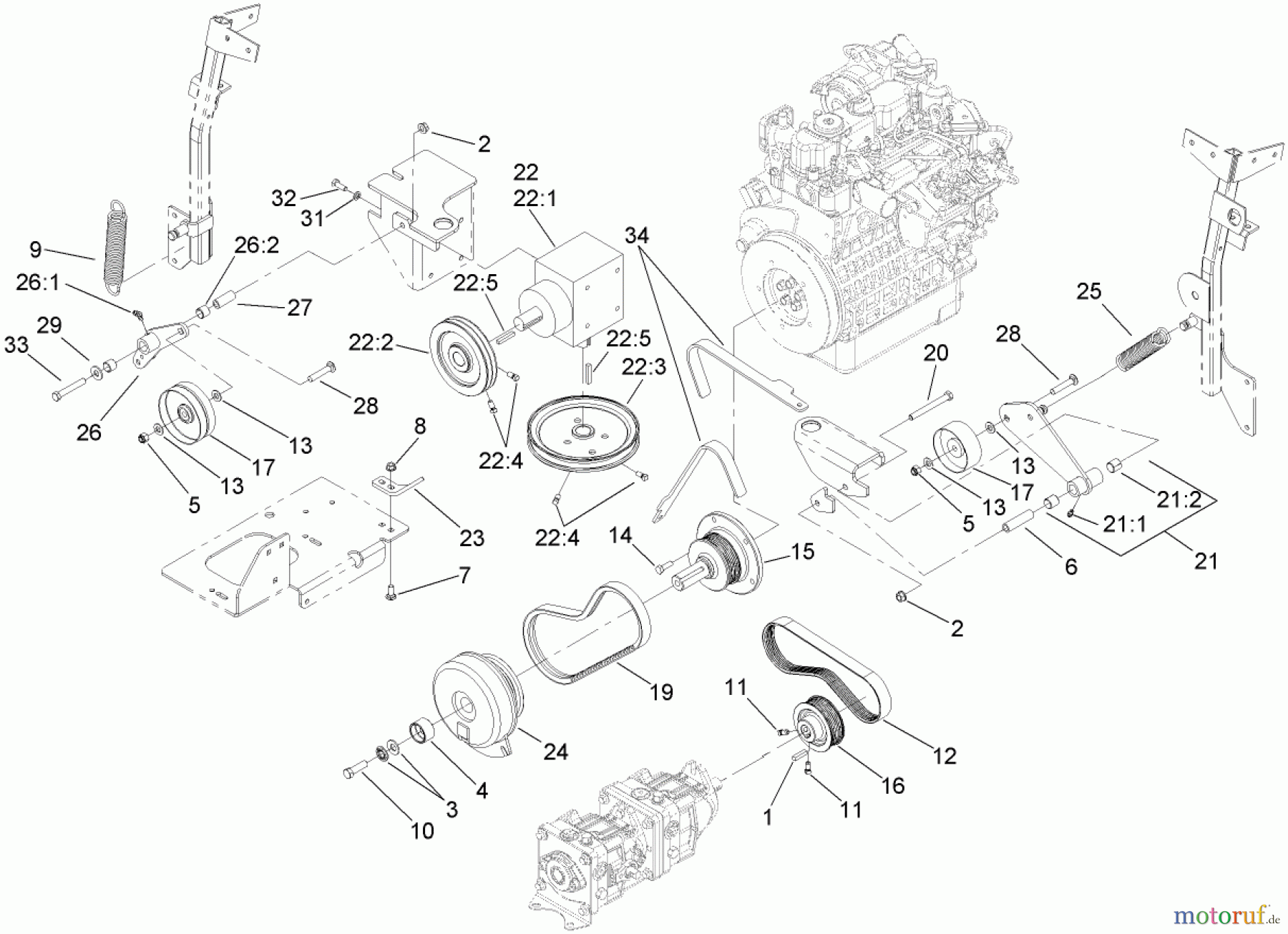  Zerto-Turn Mäher 74267CP (Z595-D) - Toro Z Master Mower, 60