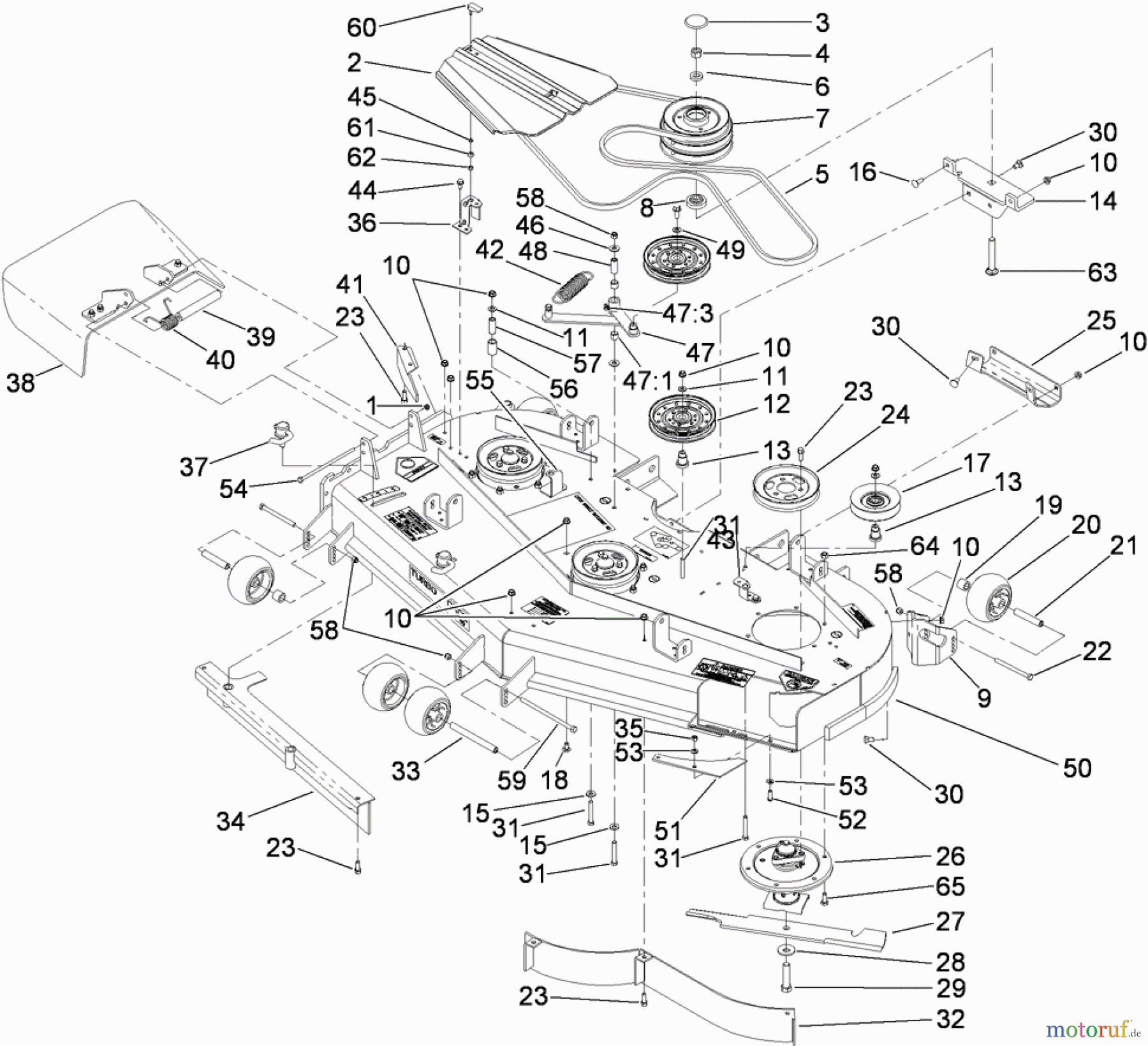  Zerto-Turn Mäher 74268 (Z590-D) - Toro Z Master Mower, 60