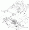 Zerto-Turn Mäher 74268 (Z590-D) - Toro Z Master Mower, 60" TURBO FORCE Side Discharge Deck (SN: 290000001 - 290999999) (2009) Spareparts DECK CONNECTION ASSEMBLY