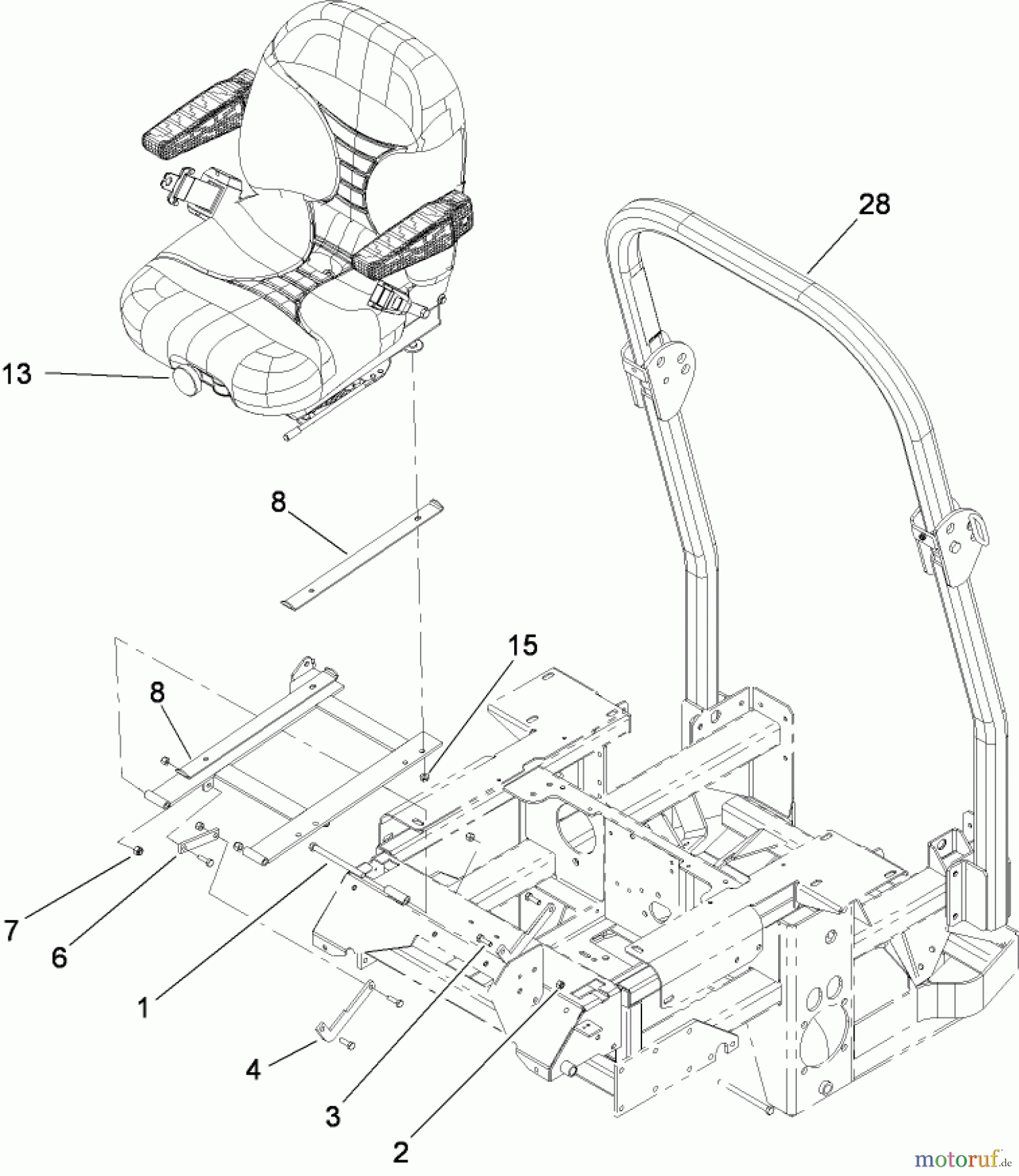  Zerto-Turn Mäher 74268 (Z590-D) - Toro Z Master Mower, 60