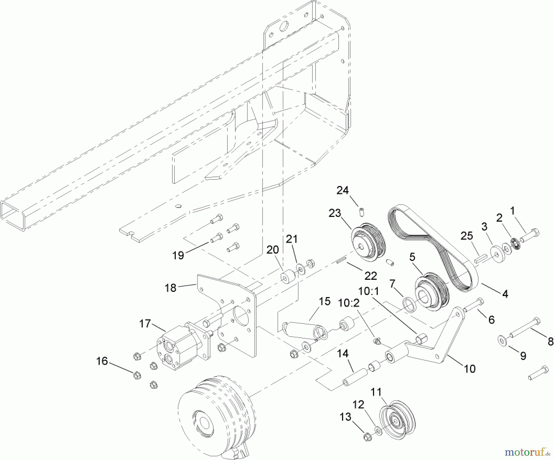  Zerto-Turn Mäher 74268 (Z597-D) - Toro Z Master Mower, 60