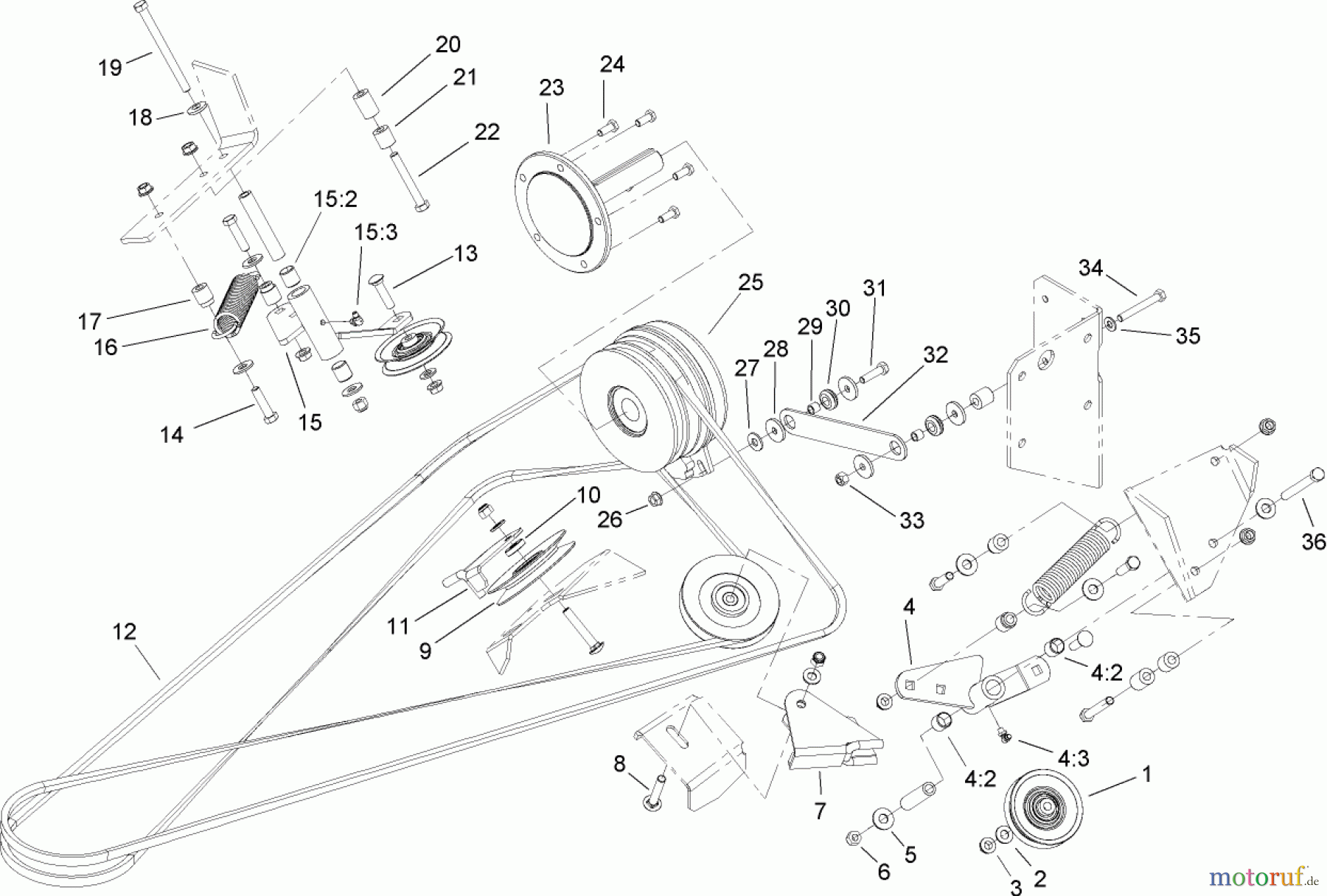  Zerto-Turn Mäher 74268 (Z597-D) - Toro Z Master Mower, 60