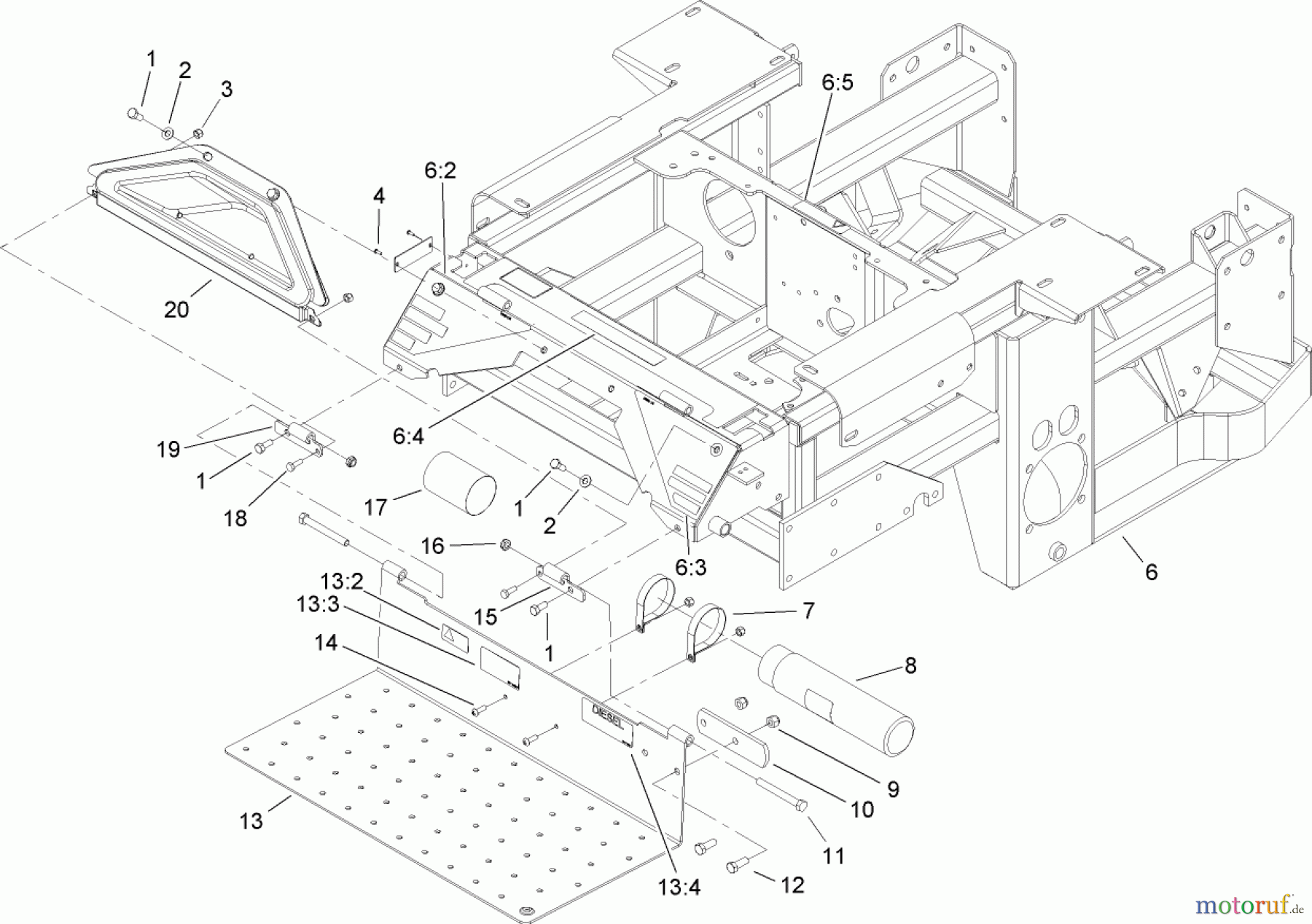  Zerto-Turn Mäher 74268 (Z597-D) - Toro Z Master Mower, 60