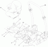 Zerto-Turn Mäher 74268 (Z597-D) - Toro Z Master Mower, 60" TURBO FORCE Side Discharge Deck (SN: 260000001 - 260999999) (2006) Spareparts SEAT AND ROLL-OVER-PROTECTION-SYSTEM ASSEMBLY