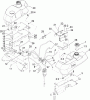 Zerto-Turn Mäher 74268TE (Z597-D) - Toro Z Master Mower, 152cm TURBO FORCE Side Discharge Deck (SN: 240000001 - 240999999) (2004) Spareparts TANK AND FUEL LINE ASSEMBLY