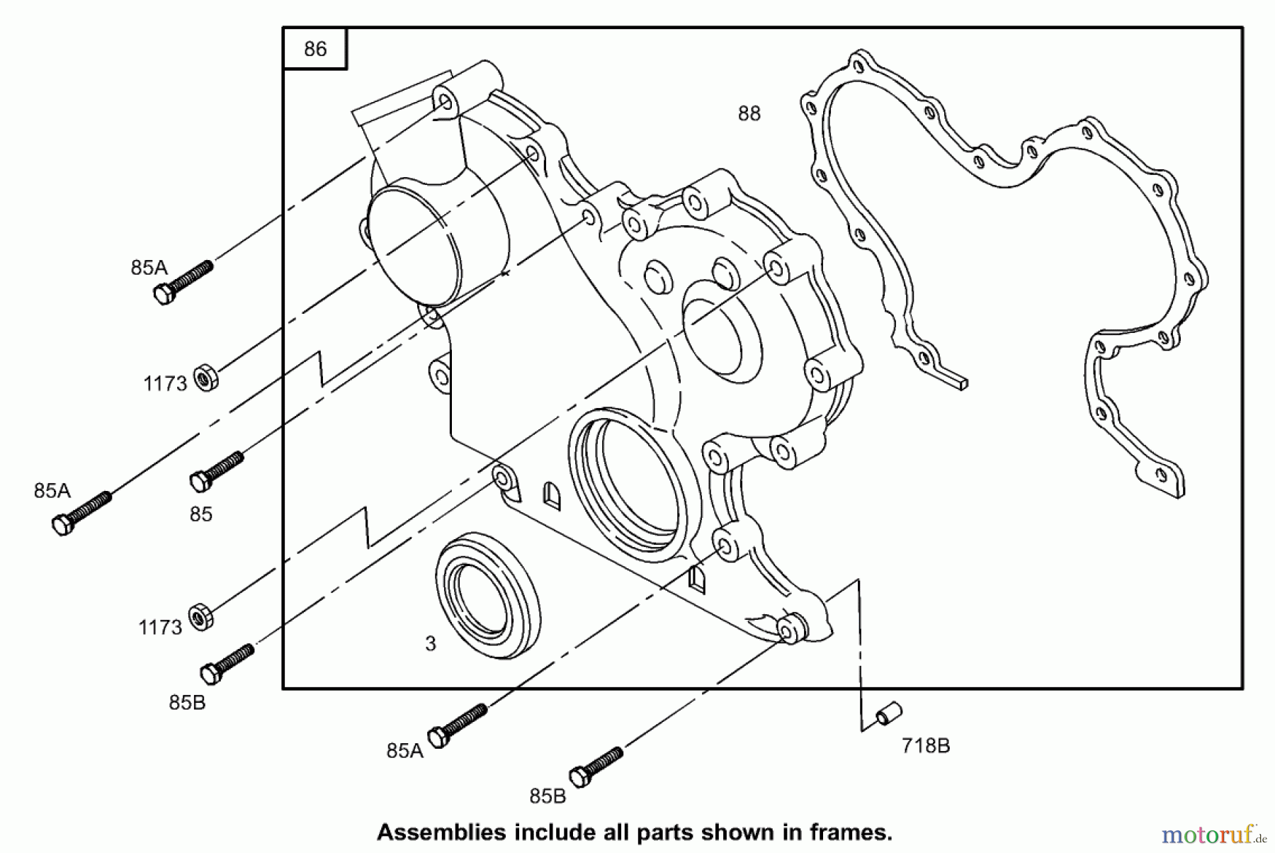  Zerto-Turn Mäher 74268TE (Z597-D) - Toro Z Master Mower, 152cm TURBO FORCE Side Discharge Deck (SN: 260000001 - 260999999) (2006) GEAR COVER ASSEMBLY