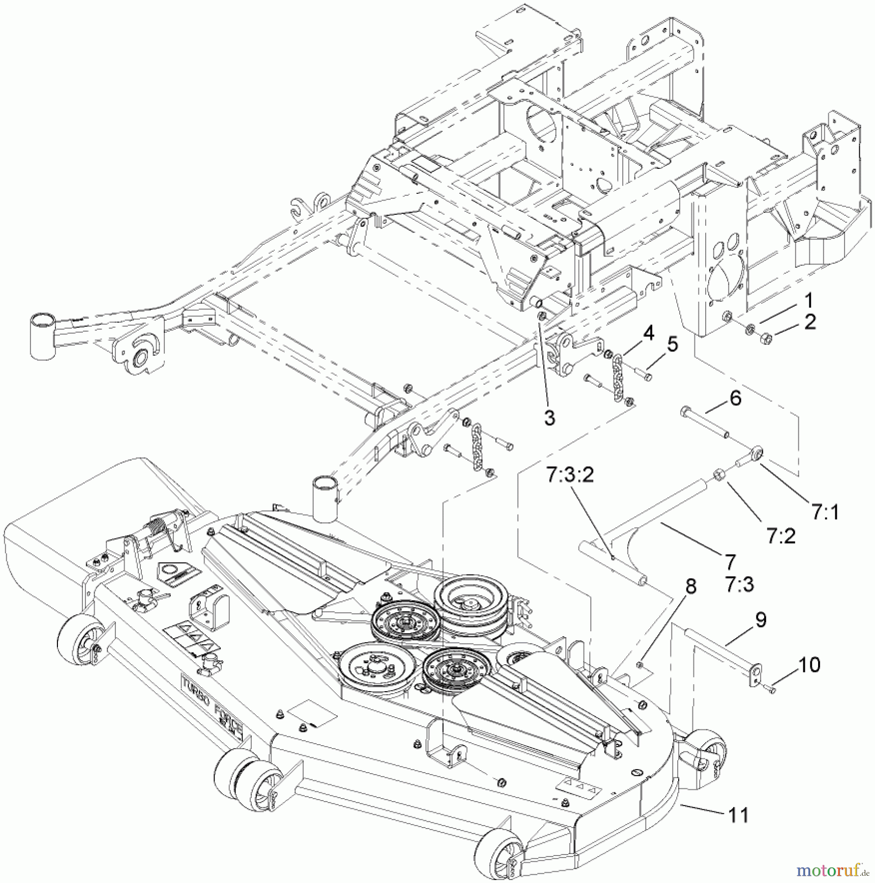  Zerto-Turn Mäher 74269 (Z590-D) - Toro Z Master Mower, 72