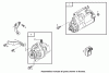 Zerto-Turn Mäher 74269 (Z590-D) - Toro Z Master Mower, 72" TURBO FORCE Side Discharge Deck (SN: 280000001 - 280999999) (2008) Spareparts STARTER MOTOR AND ALTERNATOR ASSEMBLY