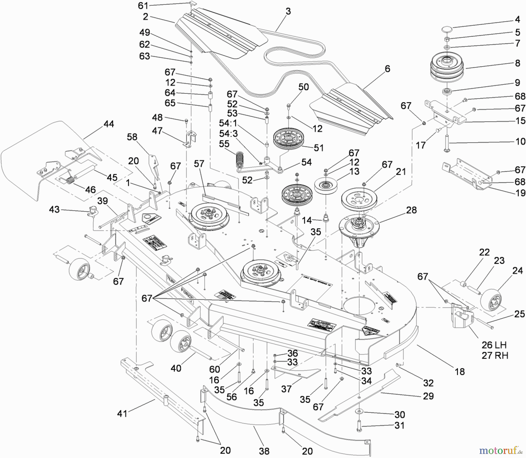  Zerto-Turn Mäher 74269 (Z590-D) - Toro Z Master Mower, 72