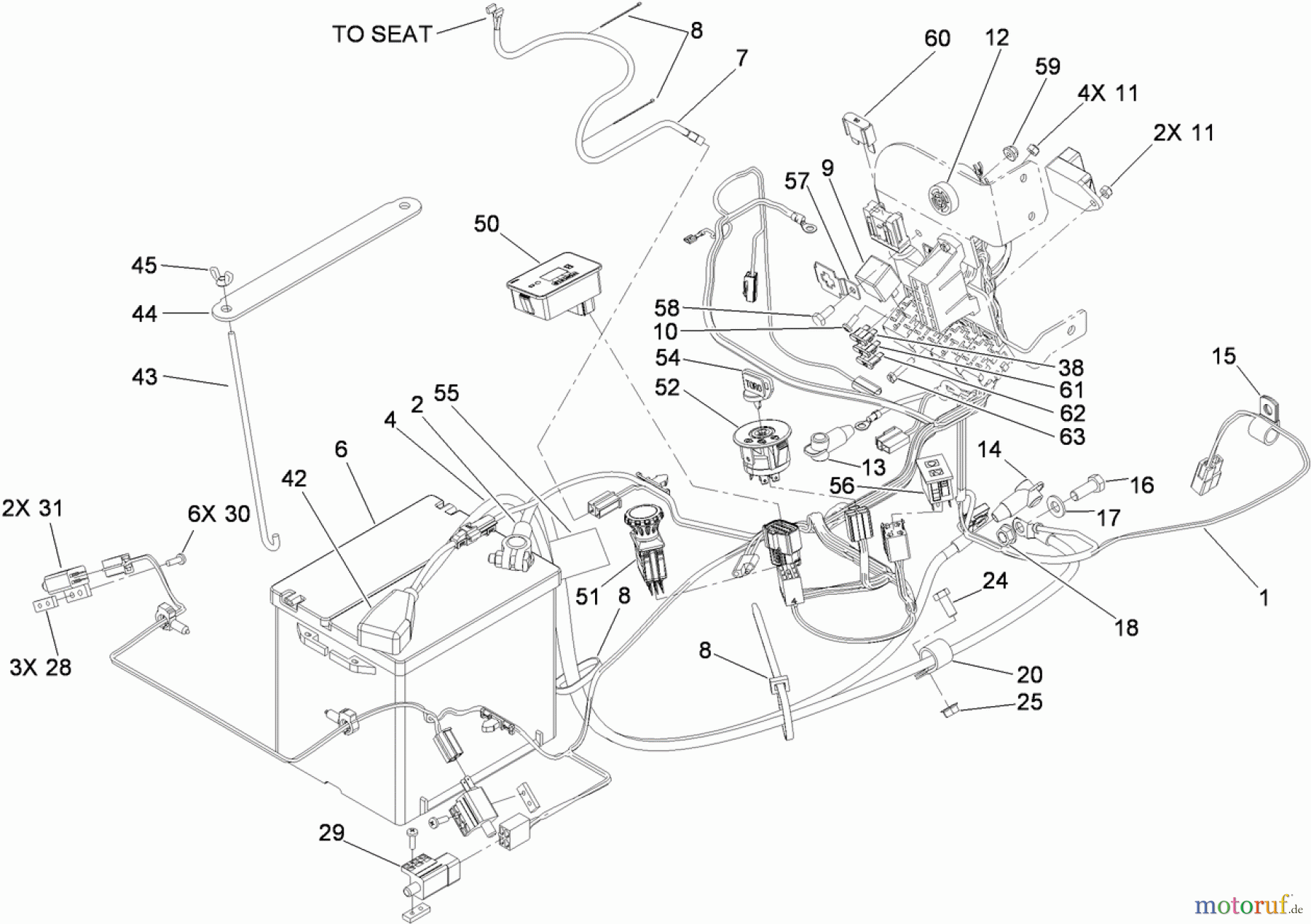  Zerto-Turn Mäher 74269 (Z590-D) - Toro Z Master Mower, 72