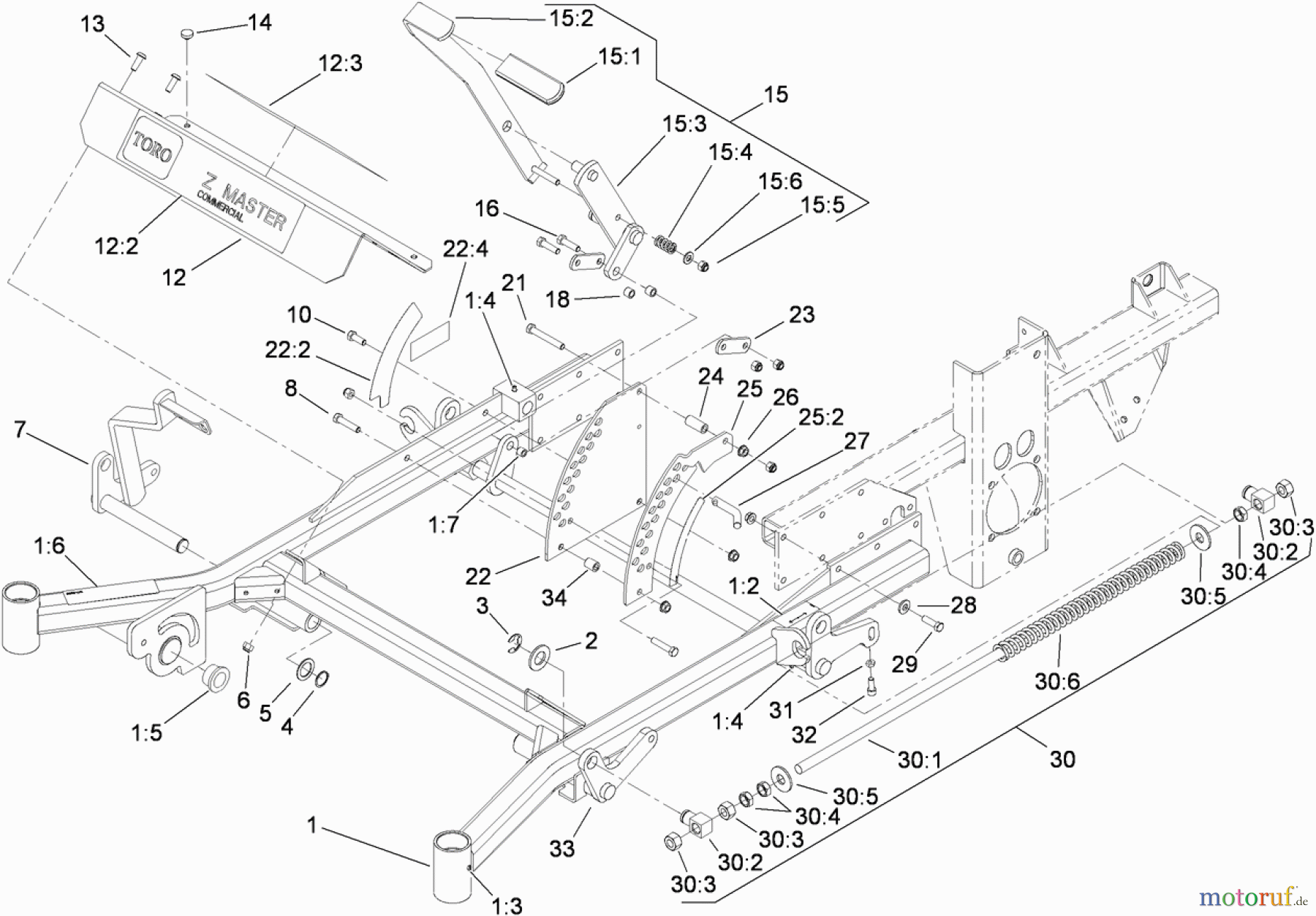  Zerto-Turn Mäher 74269 (Z590-D) - Toro Z Master Mower, 72