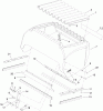 Zerto-Turn Mäher 74269 (Z590-D) - Toro Z Master Mower, 72" TURBO FORCE Side Discharge Deck (SN: 310000001 - 310999999) (2010) Spareparts HOOD ASSEMBLY