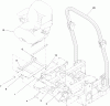 Zerto-Turn Mäher 74269 (Z590-D) - Toro Z Master Mower, 72" TURBO FORCE Side Discharge Deck (SN: 310000001 - 310999999) (2010) Spareparts SEAT AND ROLL-OVER PROTECTION SYSTEM ASSEMBLY