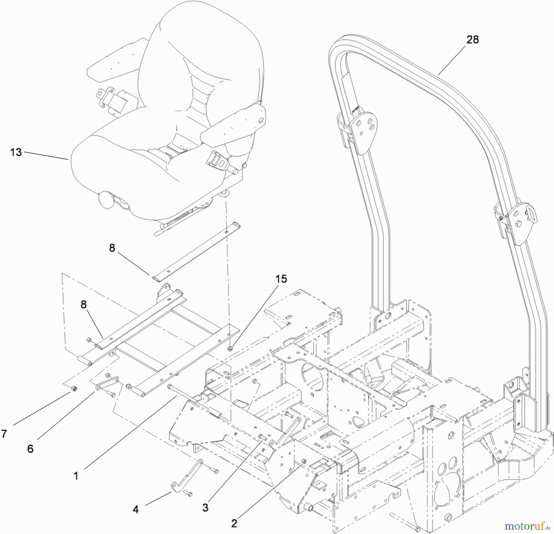  Zerto-Turn Mäher 74269 (Z590-D) - Toro Z Master Mower, 72