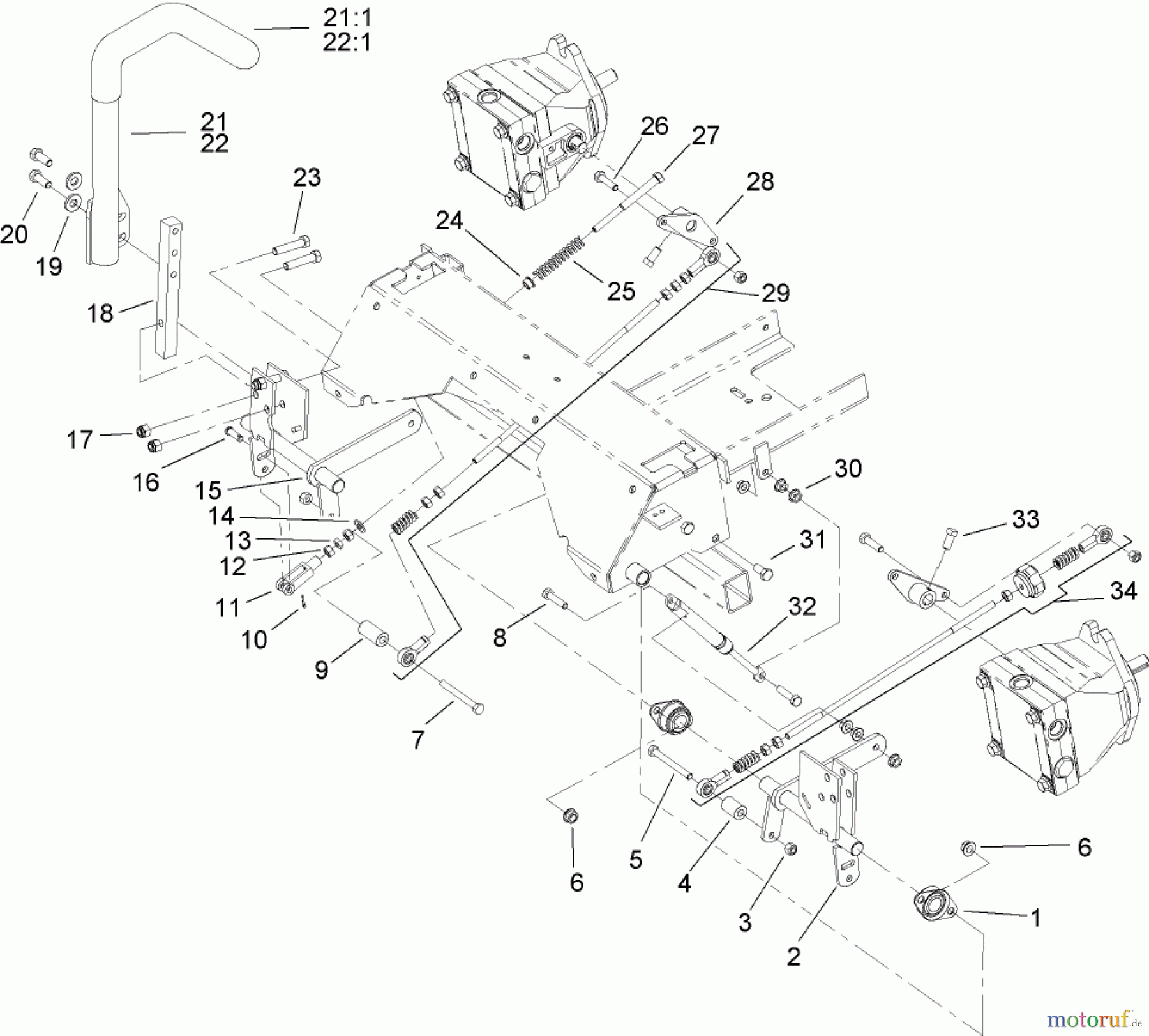  Zerto-Turn Mäher 74269 (Z597-D) - Toro Z Master Mower, 72