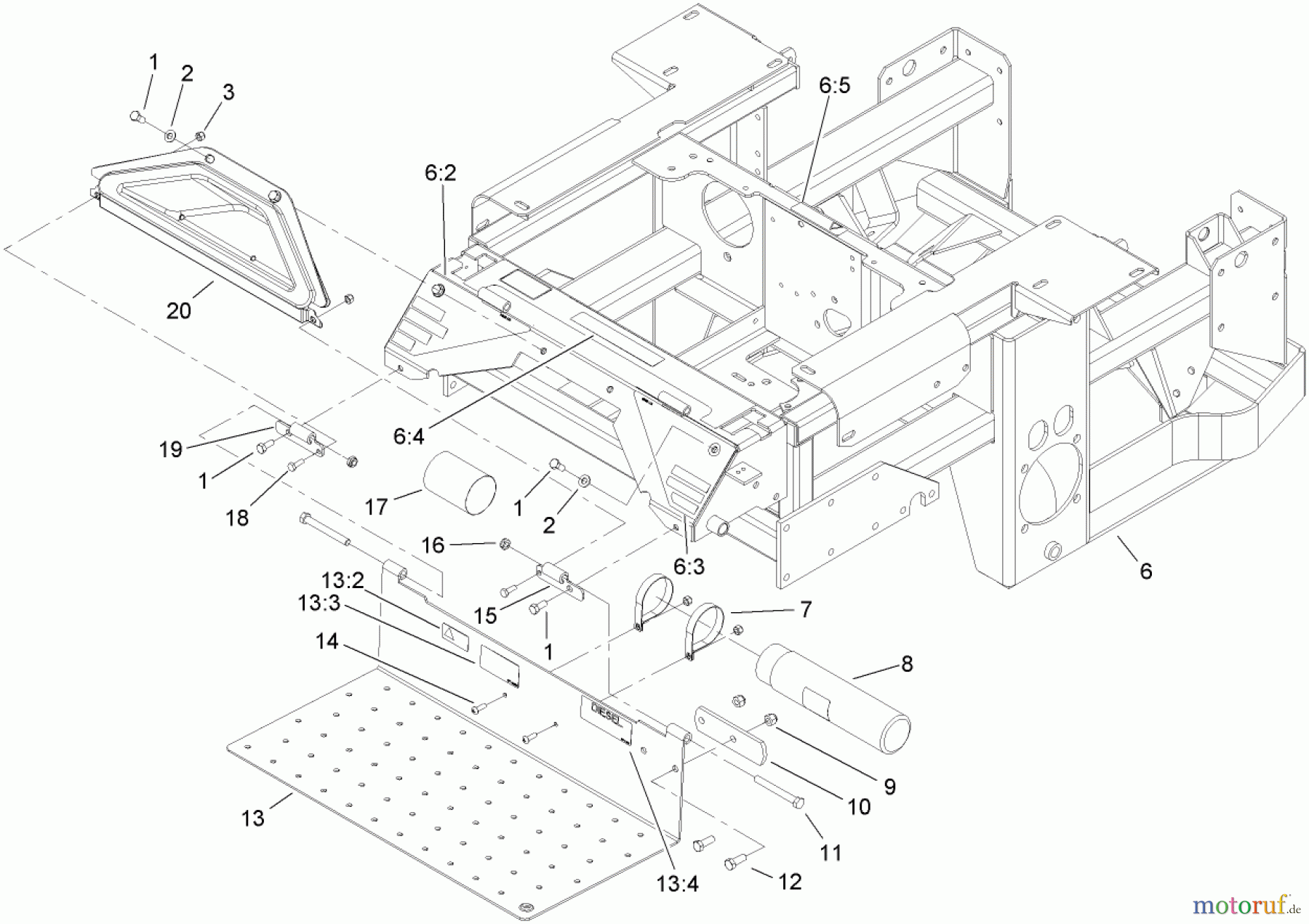  Zerto-Turn Mäher 74269 (Z597-D) - Toro Z Master Mower, 72