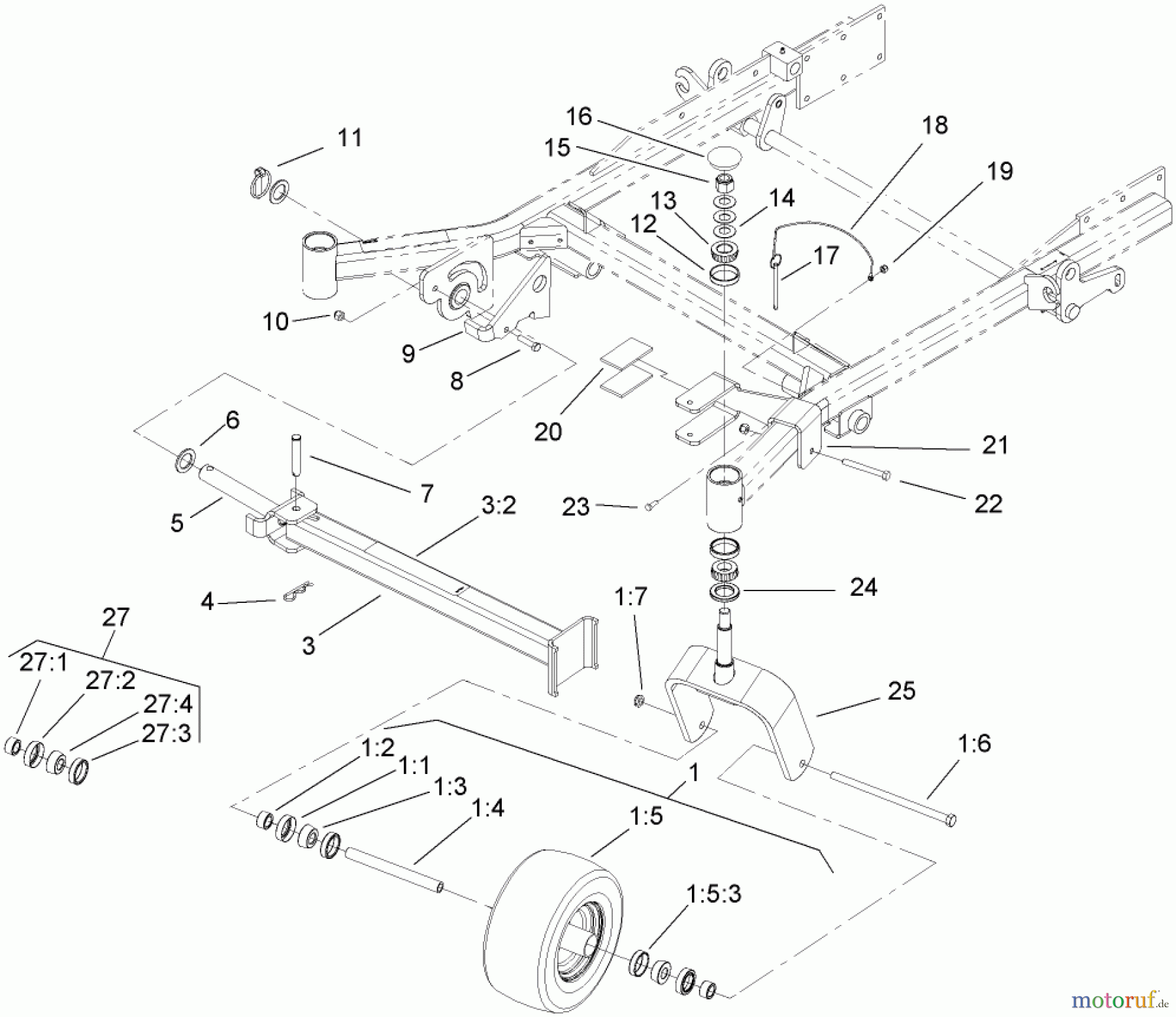  Zerto-Turn Mäher 74269 (Z597-D) - Toro Z Master Mower, 72