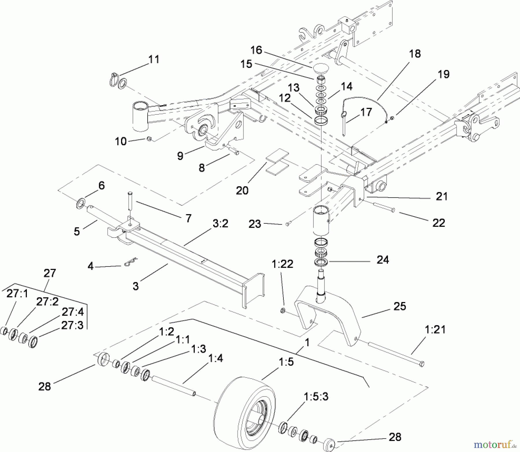  Zerto-Turn Mäher 74269CP (Z590-D) - Toro Z Master Mower, 72