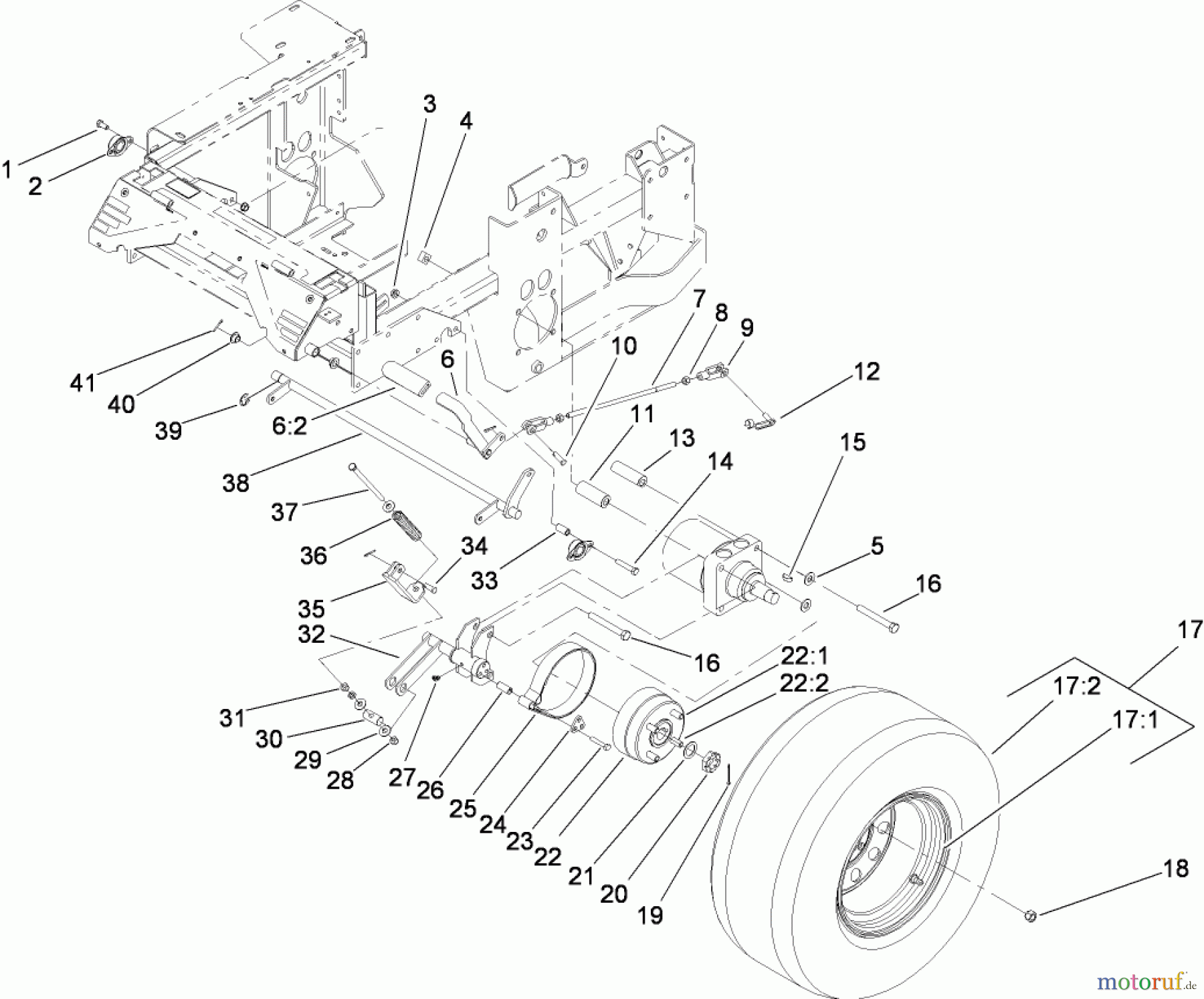  Zerto-Turn Mäher 74269CP (Z590-D) - Toro Z Master Mower, 72